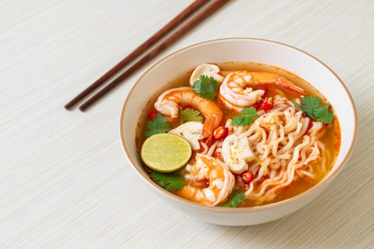 Shrimp Ramen Noodles - (15 Minutes) Ramen Bowl