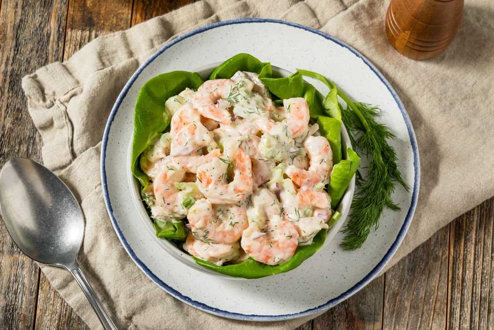 Classic Shrimp Salad In a Bowl