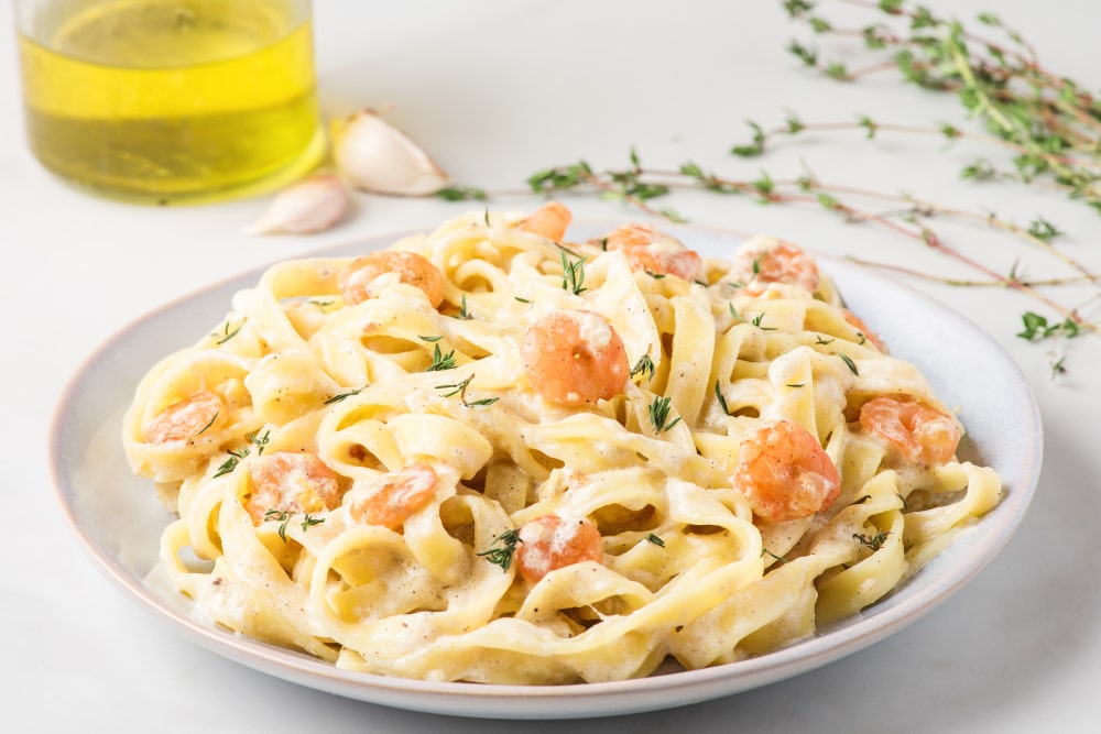 Easy Homemade Shrimp Alfredo