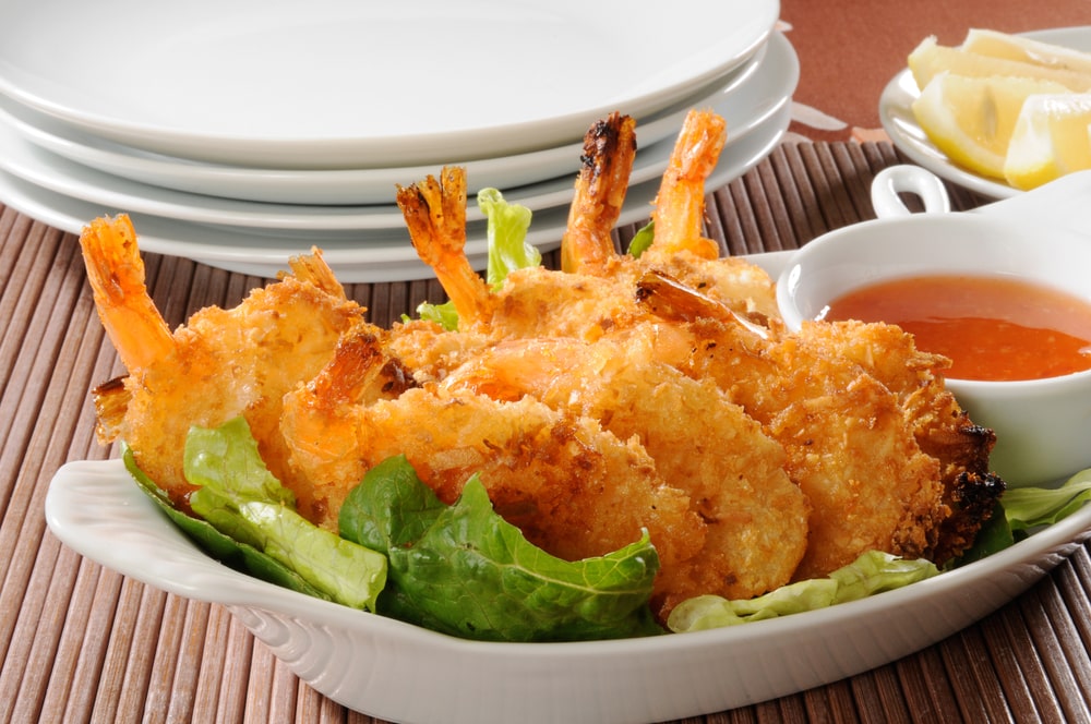 crispy coconut shrimp