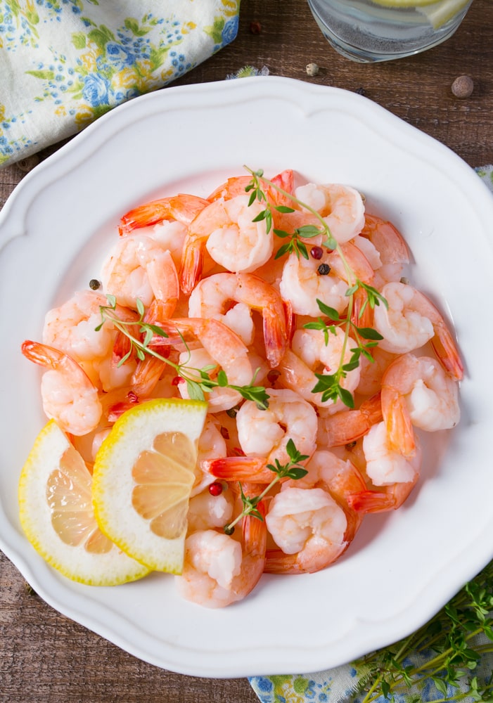 easy boiled shrimp