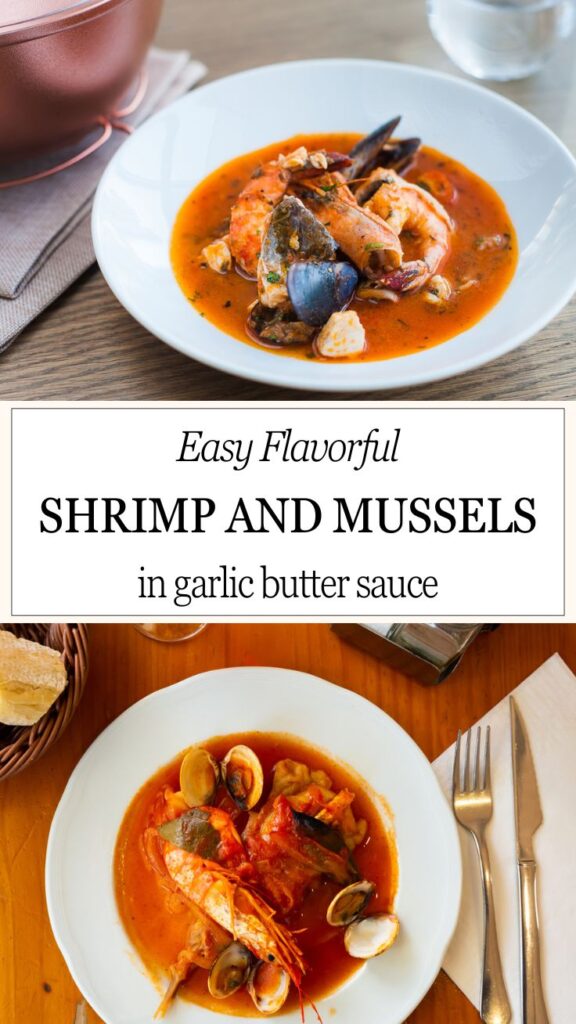 Easy shrimp and mussels