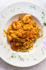 Pasta With Shrimp and Sausage - Best Creamy Sauce