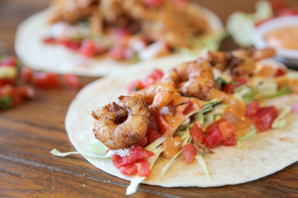 Spicy Shrimp Wraps