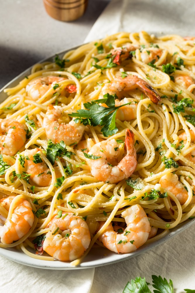 olive garden shrimp scampi with angel hair pasta