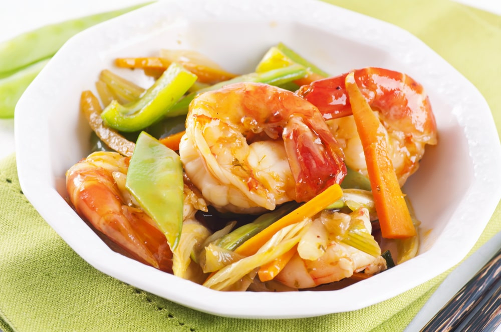 Shrimp Chop Suey Stir Fry