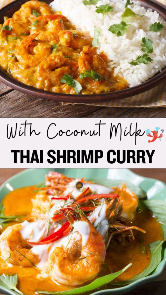 best thai shrimp curry served over rice