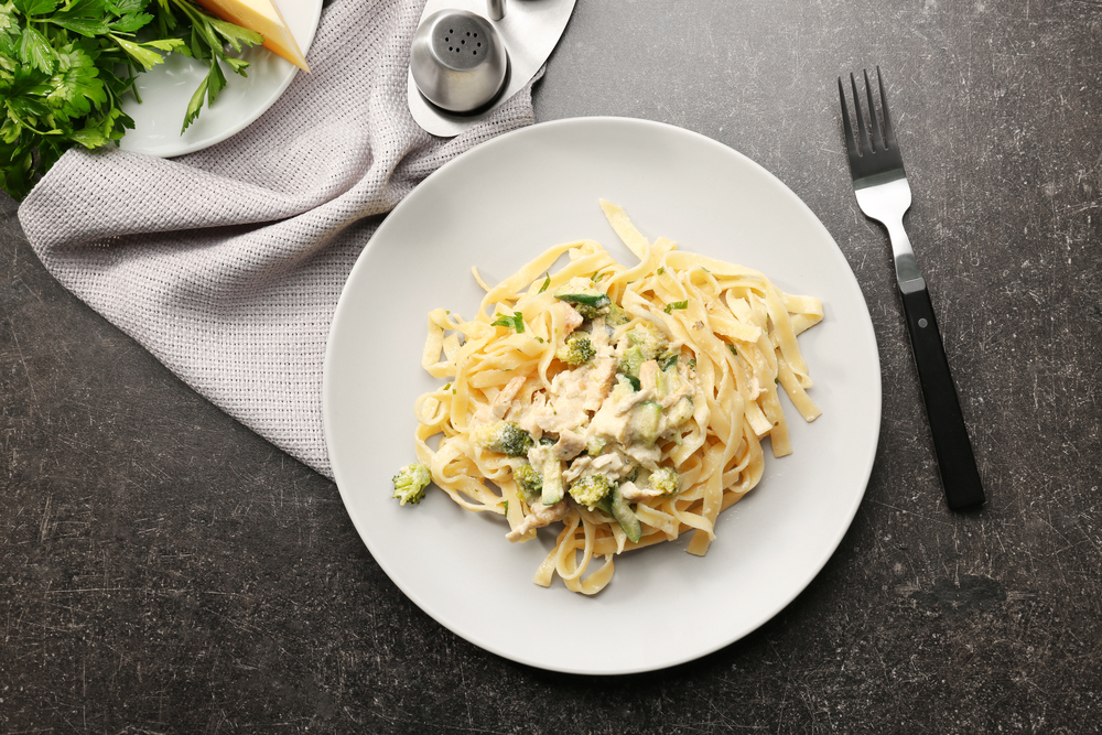 Best shrimp fettuccine Alfredo