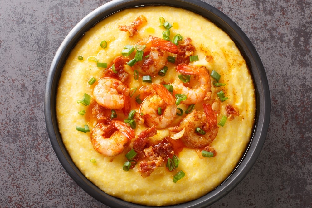 Cheesy Shrimp and Grits