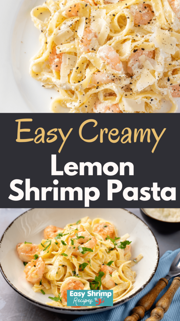 Creamy Lemon Shrimp Pasta