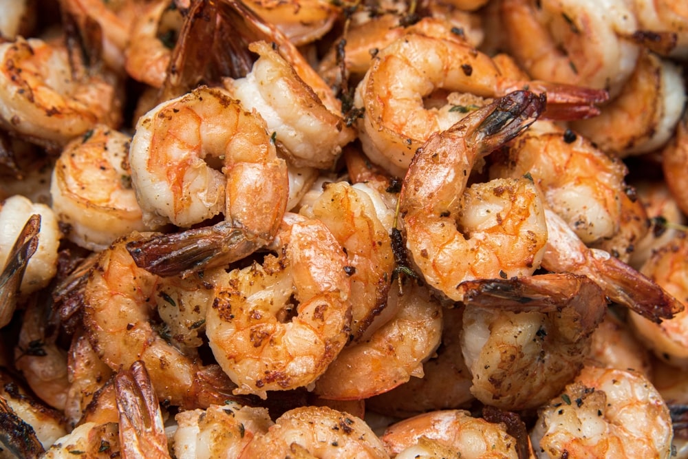 Garlic Herb Smoked Shrimp