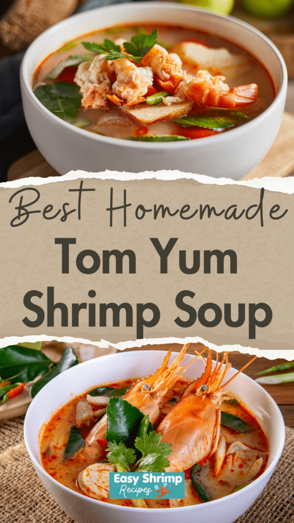 Homemade Tom Yum Shrimp Soup