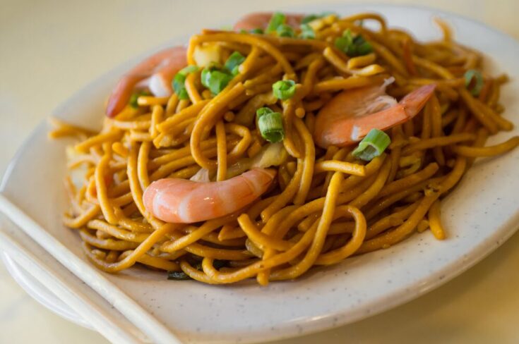 Quick Shrimp Lo Mein