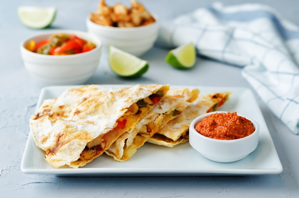 Simple shrimp quesadilla recipe