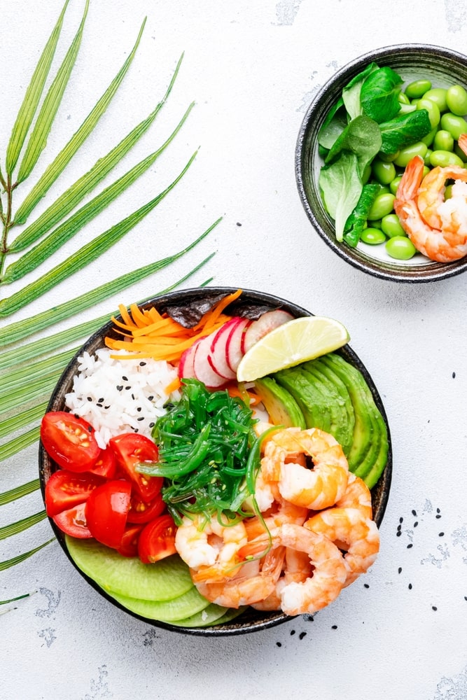 Spicy Shrimp Rice Bowls