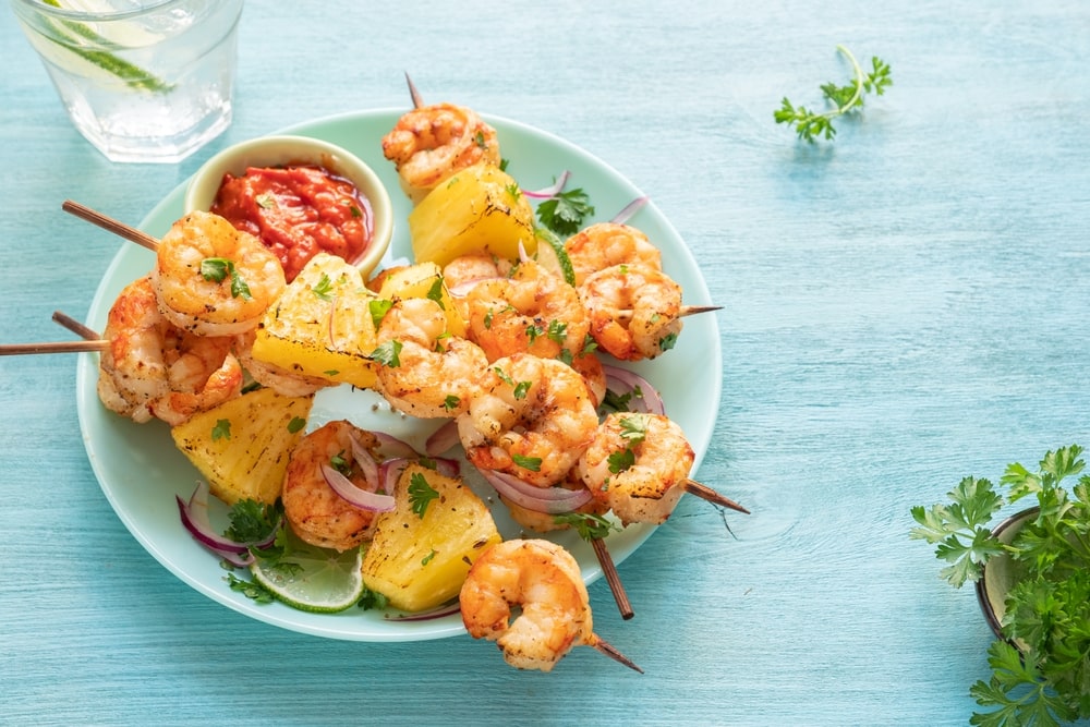 THEE BEST Grilled Shrimp