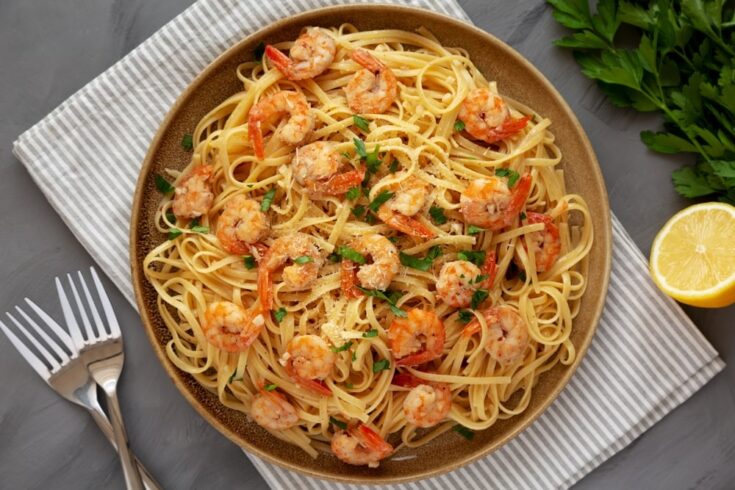 shrimp linguine