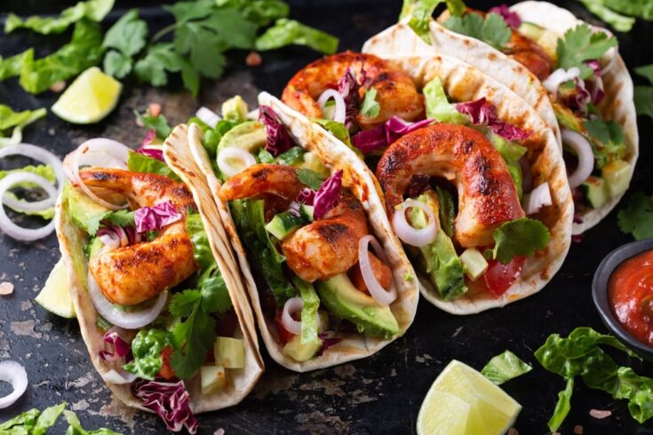 Easy Shrimp Tacos With Cabbage