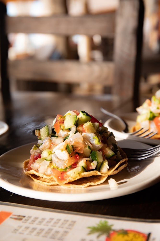 Easy Shrimp Tostadas