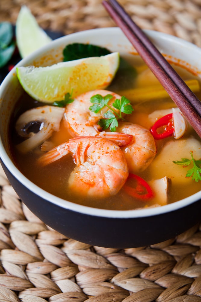 Easy Sinigang Shrimp Soup