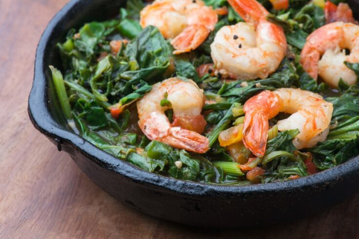 Saag Shrimp Recipe