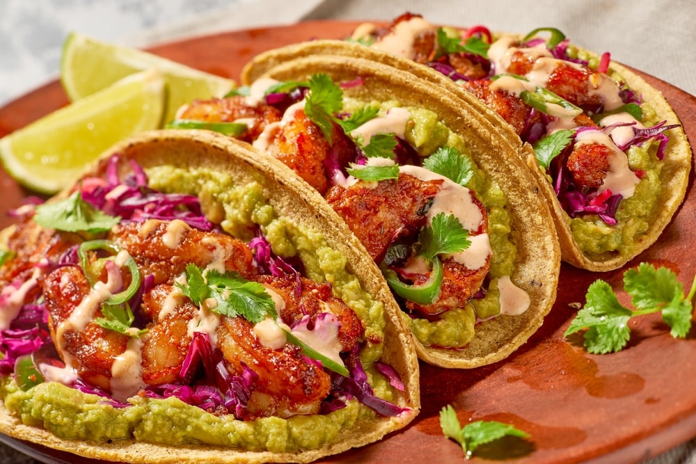 Shrimp Tacos With Cabbage