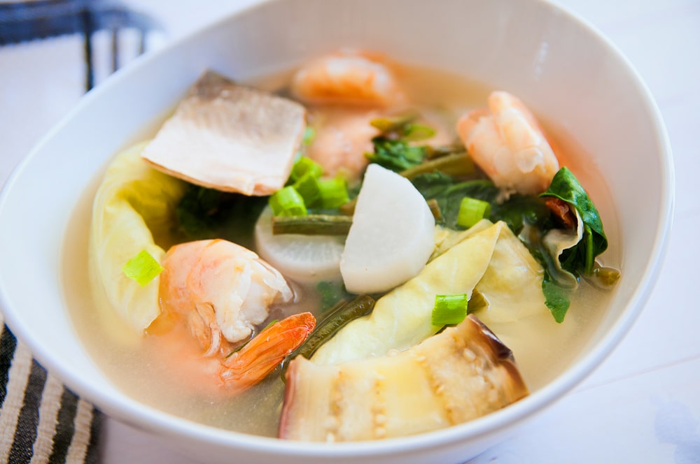 Sinigang Shrimp Soup