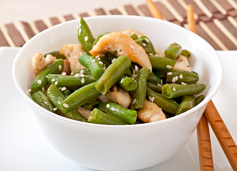 Stir Fried Green Beans with Shrimp