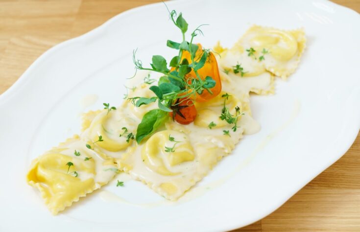 Crab and Shrimp Ravioli