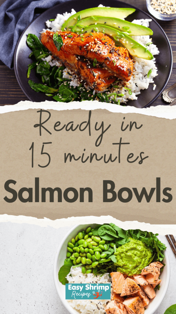 15 minutes Salmon Bowls