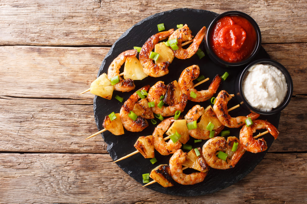 Easy shrimp skewerss recipe