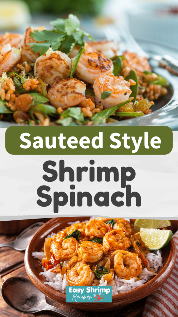 Sauteed Shrimp Spinach