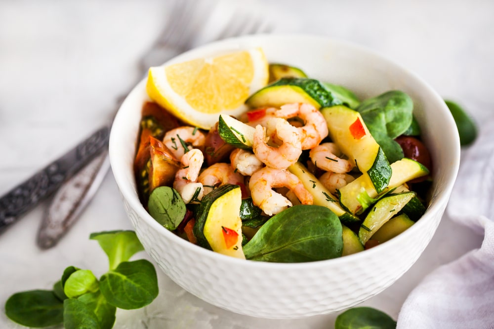 Shrimp with Zucchini