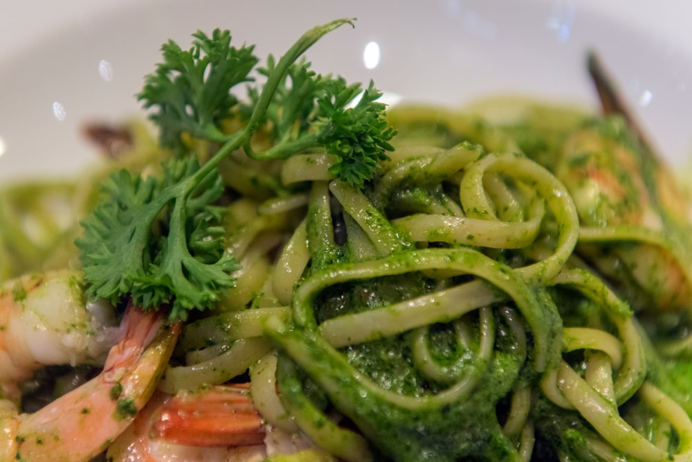 Basil Pesto Shrimp