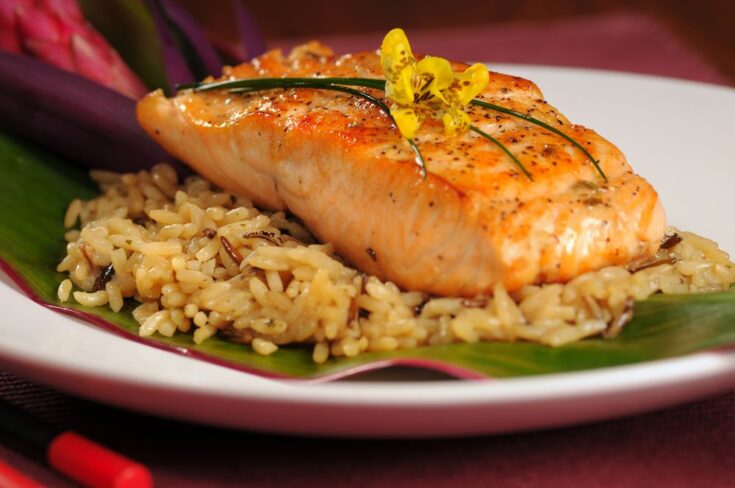 Broiled Salmon