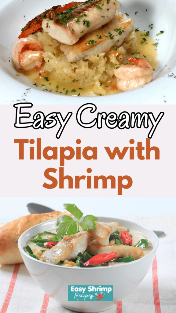 Creamy Tilapia with Shrimp