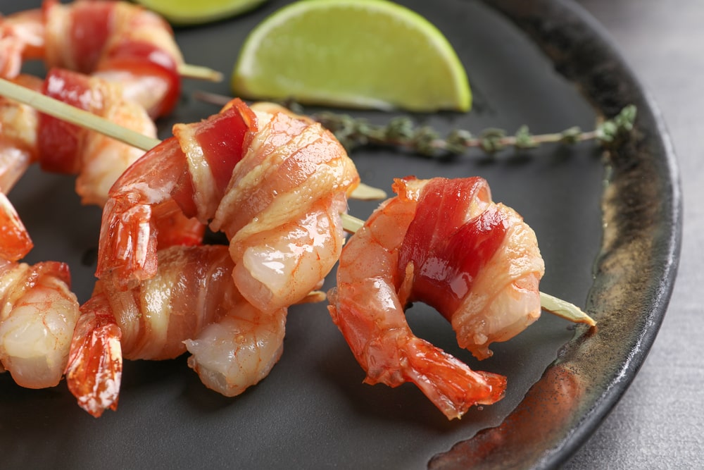 Easy Bacon Wrapped Shrimp