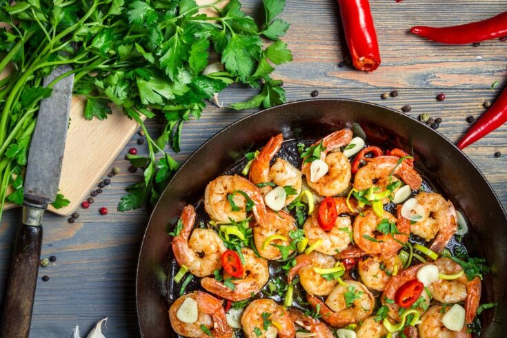 Easy Mexican Shrimp