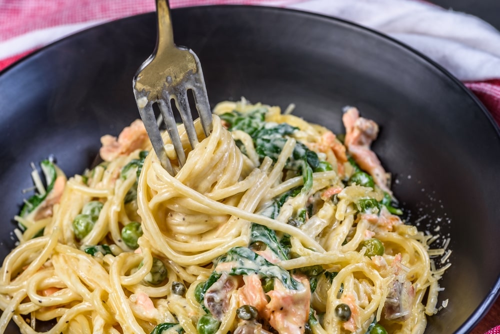 Easy Salmon Pasta