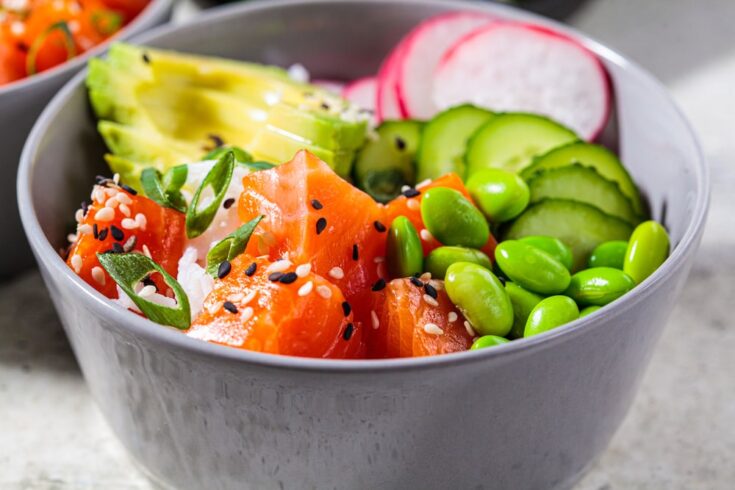 Easy Salmon Poke Bowl