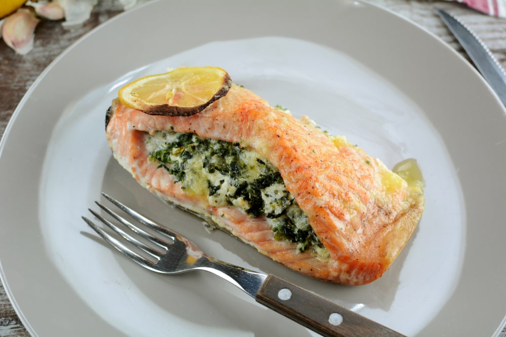 Easy Stuffed Salmon