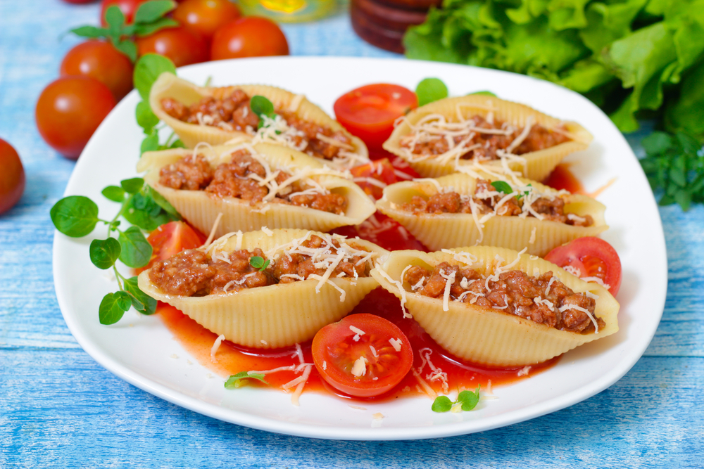 Easy baked stuffed shrimp in the shell