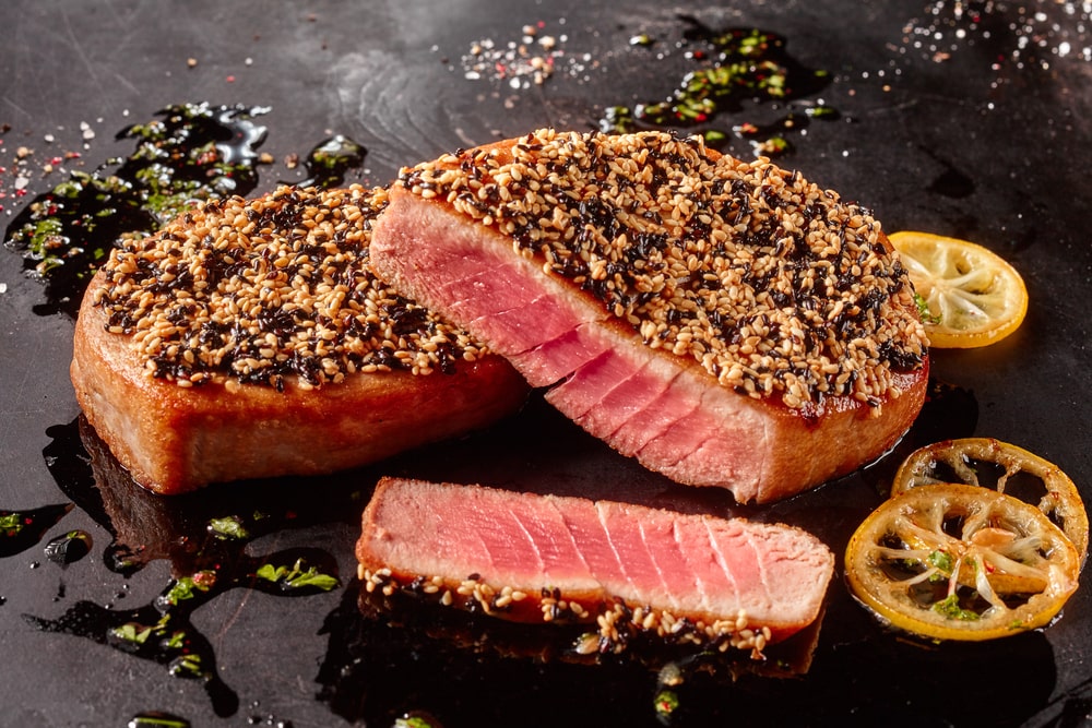 Easy seared tuna steak