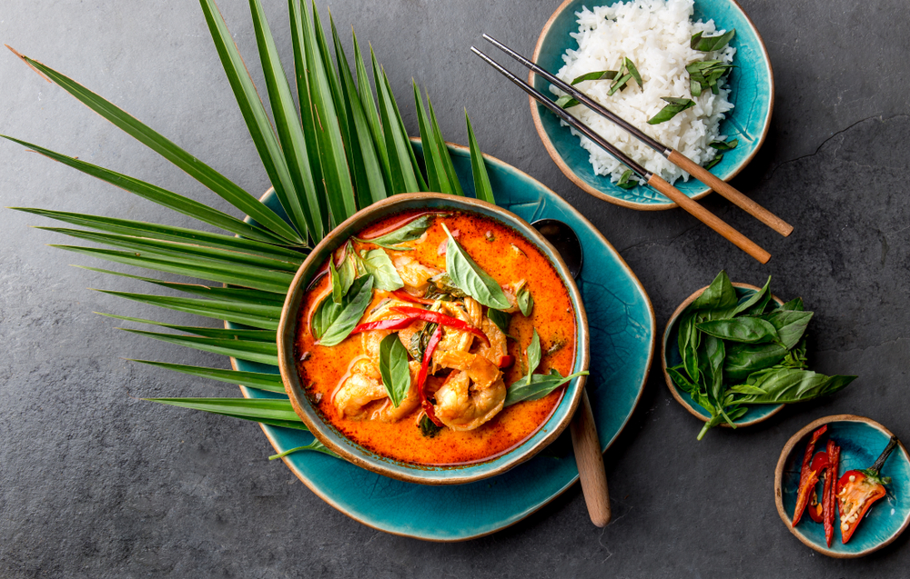 Red Curry Shrimp With Coconut