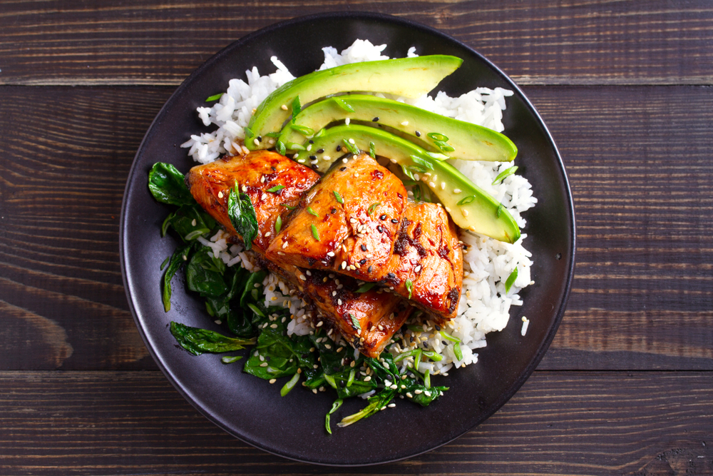 Salmon Rice Bowls