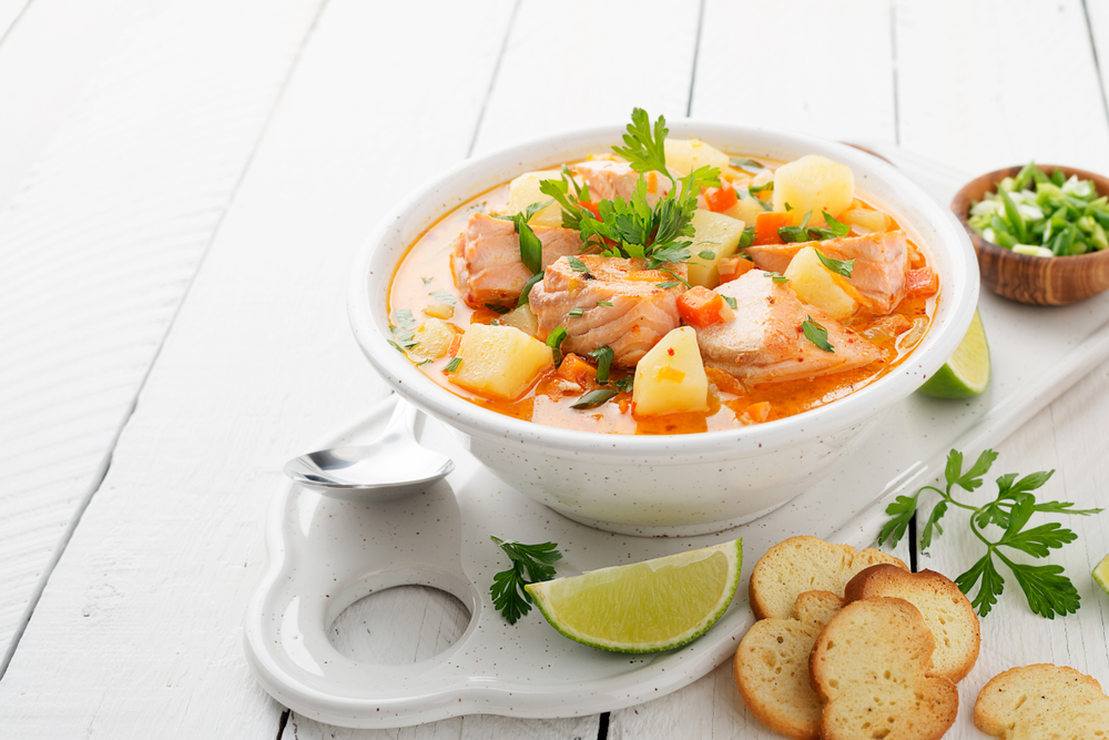 Easy Salmon Soup