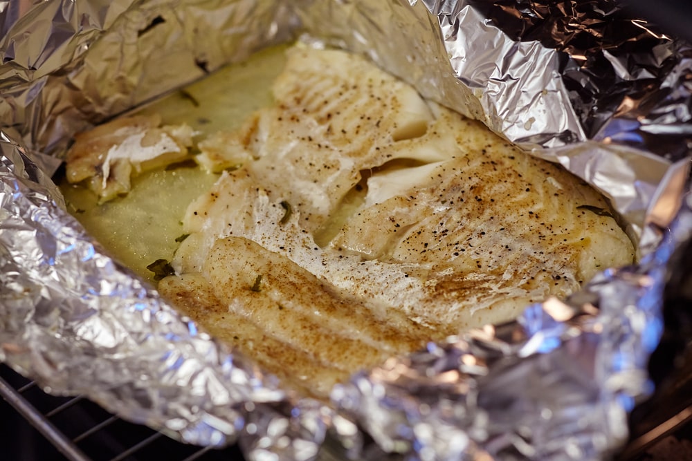 Baked tilapia Foil