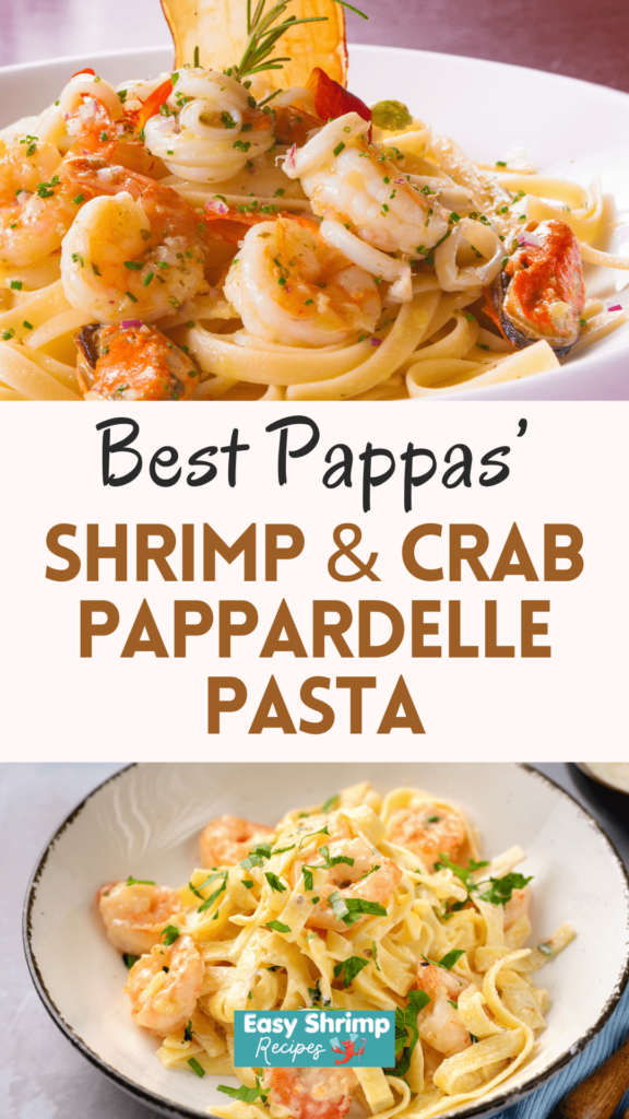 Best Pappas’ Shrimp & Crab Pappardelle Pasta