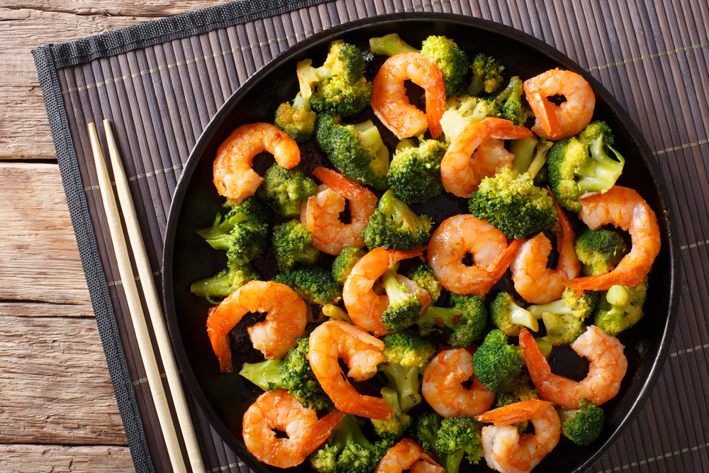 Chinese Shrimp and Broccoli