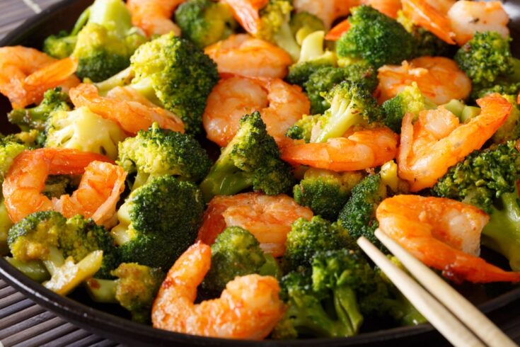 Easy Chinese Shrimp and Broccoli